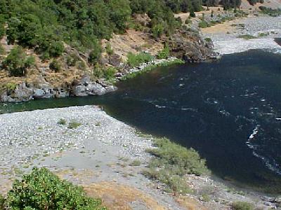 Salmon River dumps into the Klamath River: