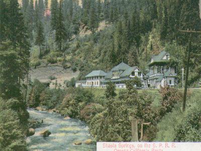 Shasta Springs Resort late 1800's: 