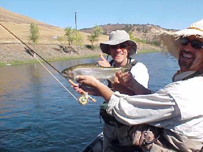 Birthday boy on the Klamath: 