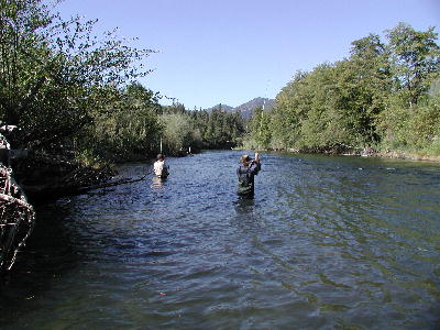 Trinity river fly fishing away: