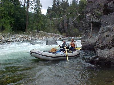 Upper Sac bottoms out rapid: 