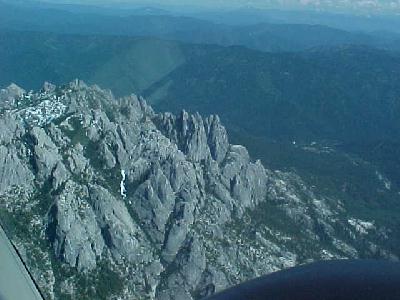 Castle crags in the air: 