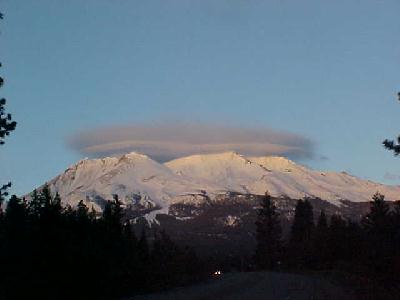 Mount Shasta in March 2002: