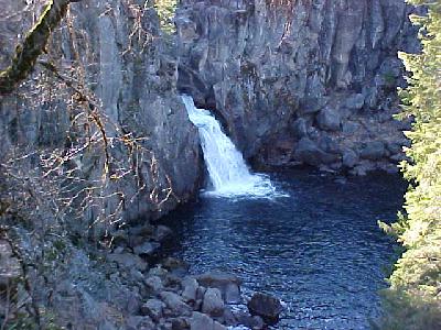 The Winter Upper Falls: 