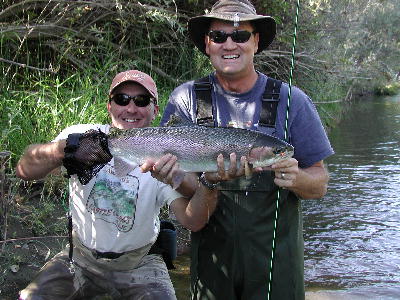 Trinity 2003 Lunker Steelhead Mike and Chris: