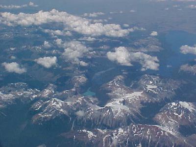 Undiscovered Lake in Andes canyon: 