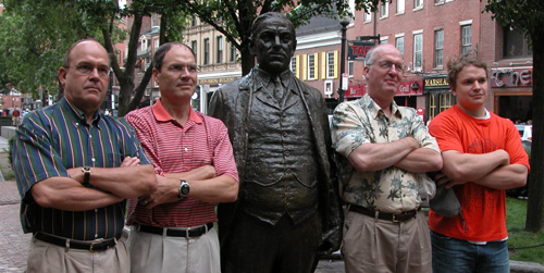Crissman boys in Boston