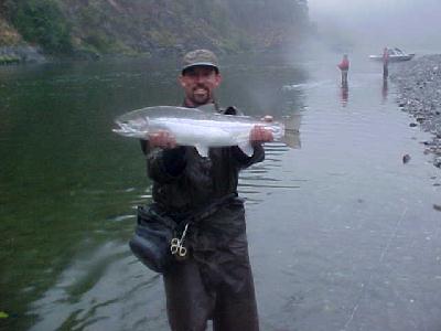 Lunker Steely near Blue Creek: