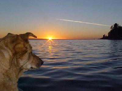 klamath mouth sunrise: