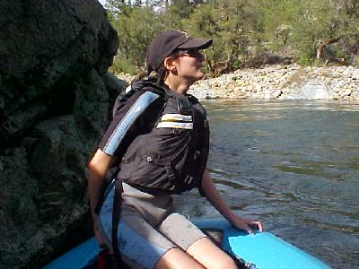 Lauren on the Upper Sac: 