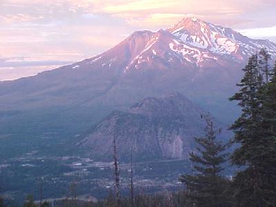 Mt Shasta from 8800 feet: