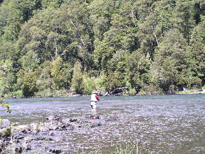 Tres fishing Petrohue: 