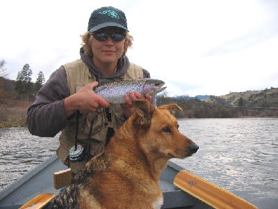 Shasta goes with Guide Chuck!: 