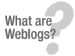 What are weblogs?